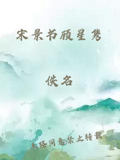 宋景书顾星隽